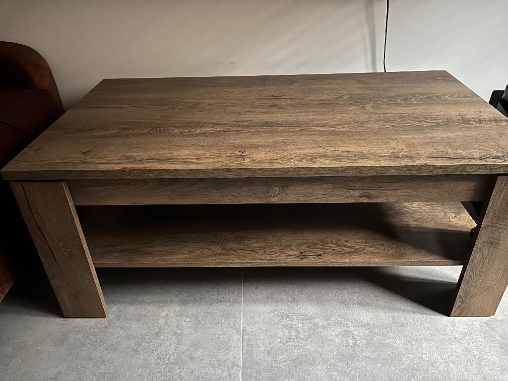 Salon tafel, Ophalen, Gebruikt