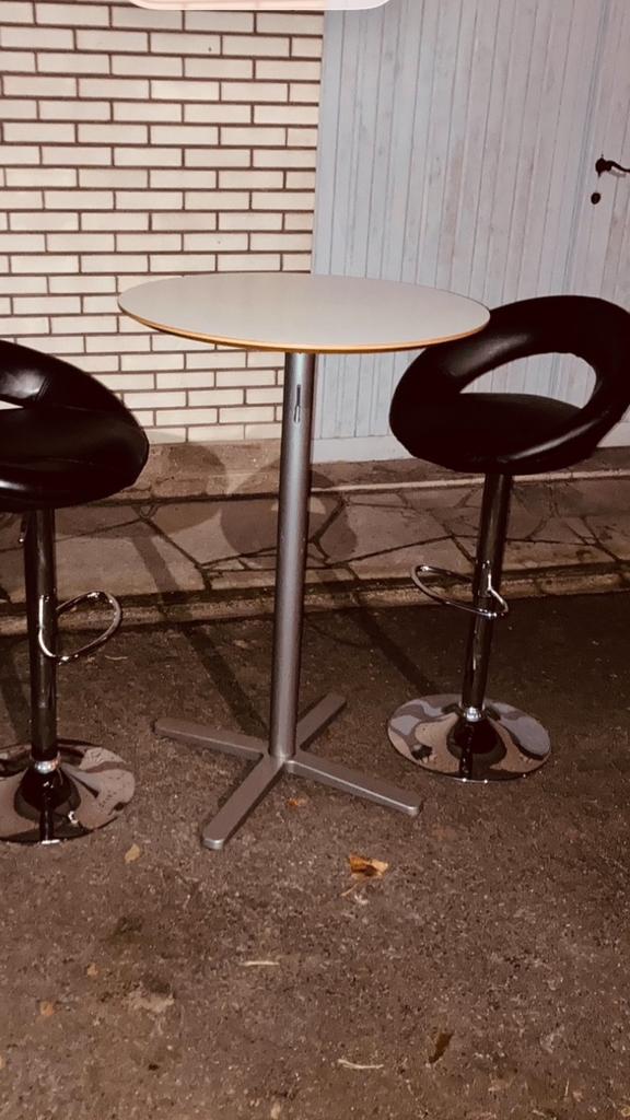 Staantafel, Huis en Inrichting, Tafels | Statafels, Ophalen, Zo goed als nieuw