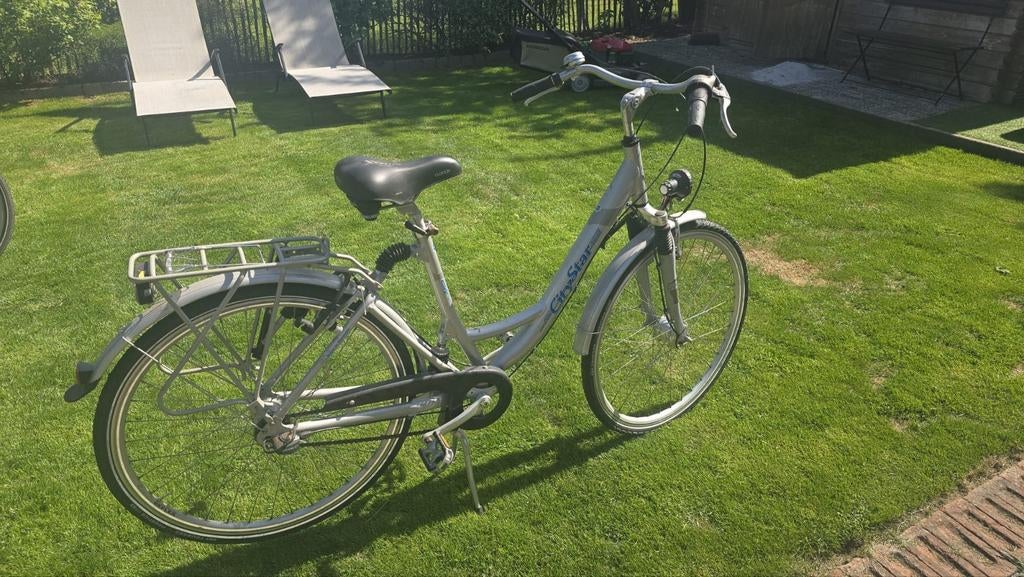 Damesfiets CityStar Alu – 7 versnellingen – goede staat, Fietsen en Brommers, Ophalen, Versnellingen