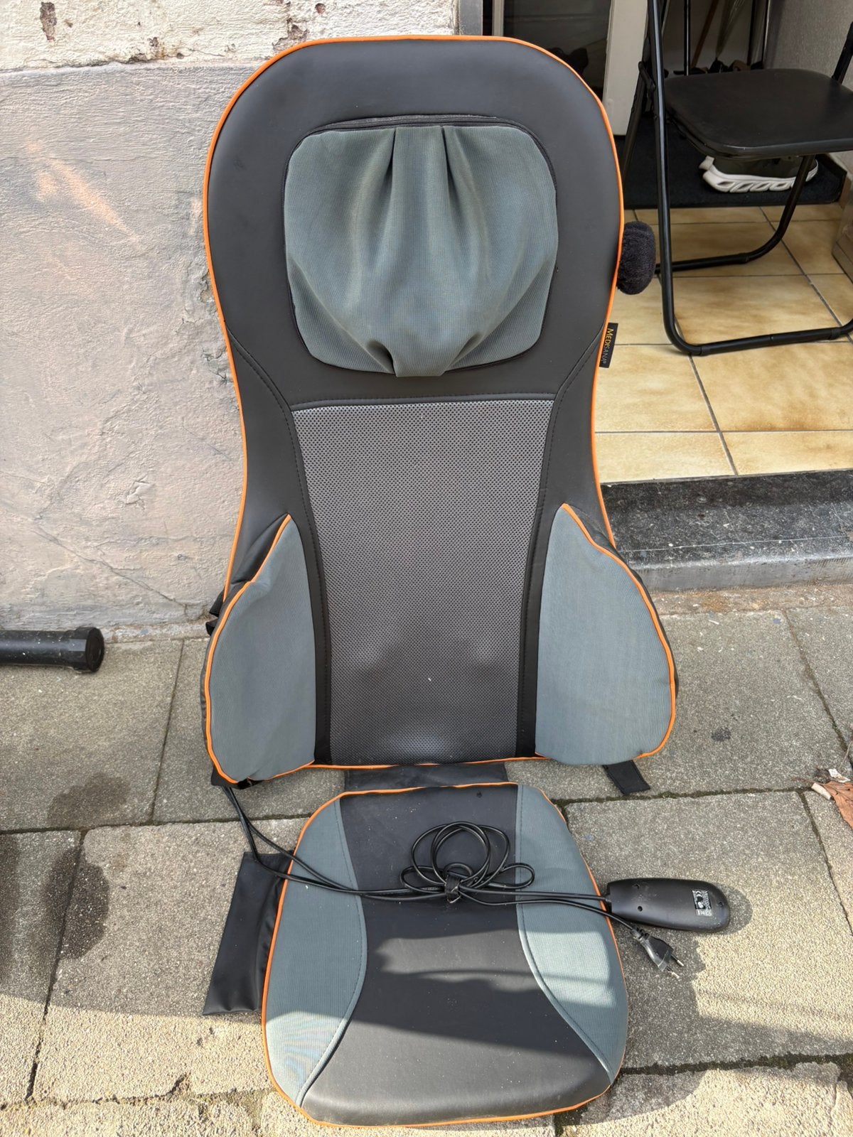 Medisana massagekussen met nek- en rugmassage, Sport en Fitness, Ophalen, Zo goed als nieuw, Massagestoel of Kussen