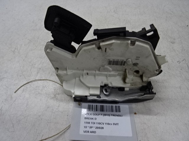 SERRURE DE PORTE ARRIÈRE DROITE Golf VII Variant (AUVV), Utilisé, Arrière, Volkswagen