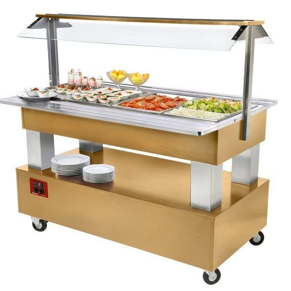 Buffet — Gekoelde saladebar 4x GN 1/1 — Diamond, Ophalen of Verzenden