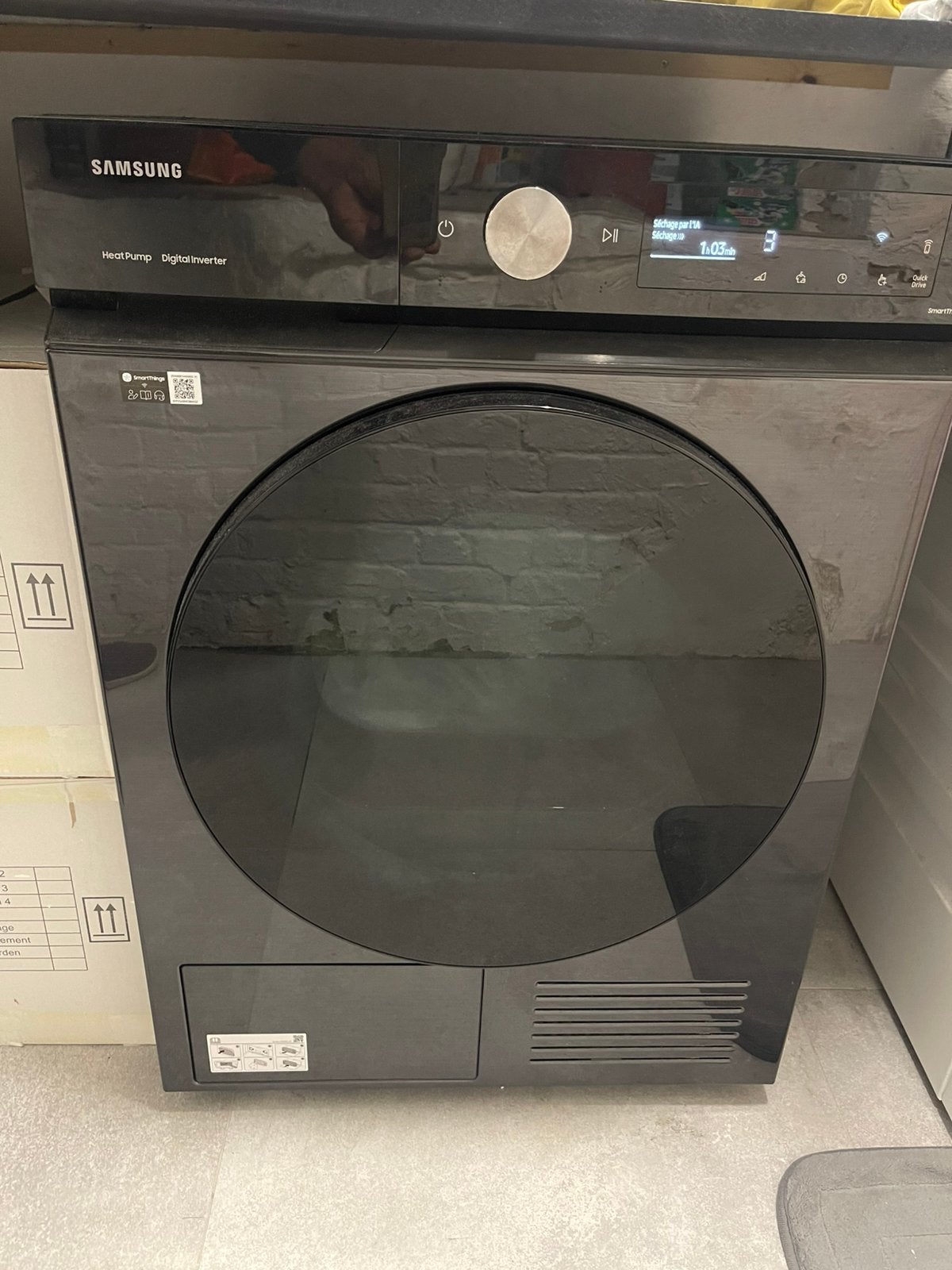 Samsung Bespoke AI Dry 9kg A+++  Sèche-linge Pompe à Chaleur, Electroménager, Sèche-linge, Enlèvement, Comme neuf