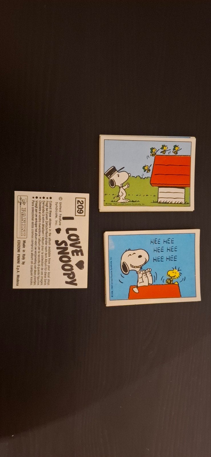 Panini Ik hou van Snoopy, Verzamelen, Stickers, Ophalen of Verzenden