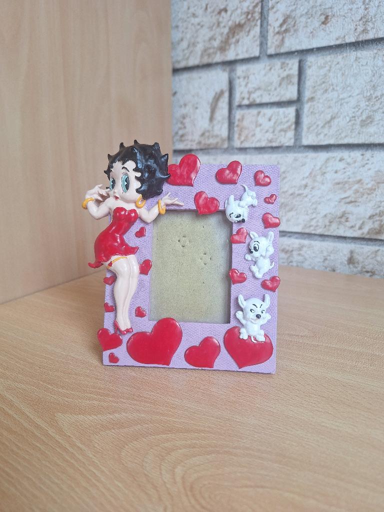 Betty boop cadre photo avec coeur 1996, Enlèvement ou Envoi, Neuf, Humain