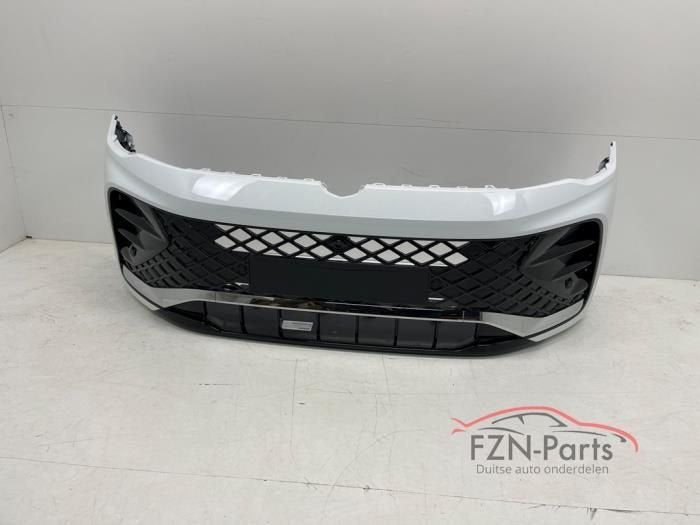 VW Tiguan 571 CT1 R-Line voorbumper LC9A 6PDC, Enlèvement ou Envoi, Utilisé, Avant, Pare-chocs