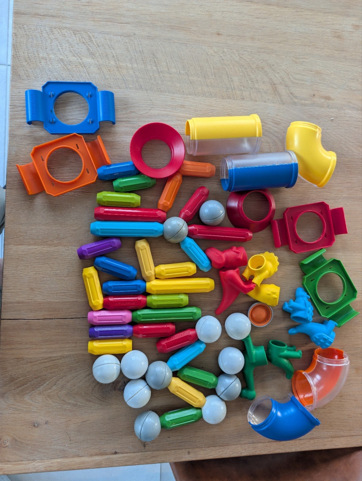 SmartMax magnetisch speelgoed - grote set incl. baan & dinos, Ophalen, Zo goed als nieuw