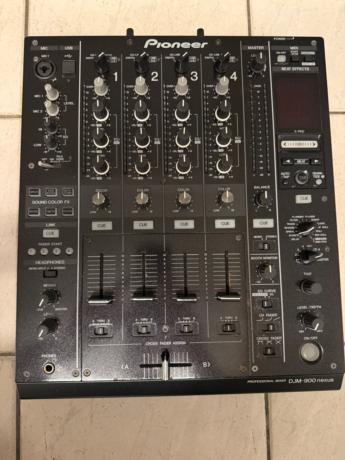 Pioneer DJM 900 nexus, Muziek en Instrumenten, Ophalen, Gebruikt, Minder dan 5 kanalen, Microfooningang