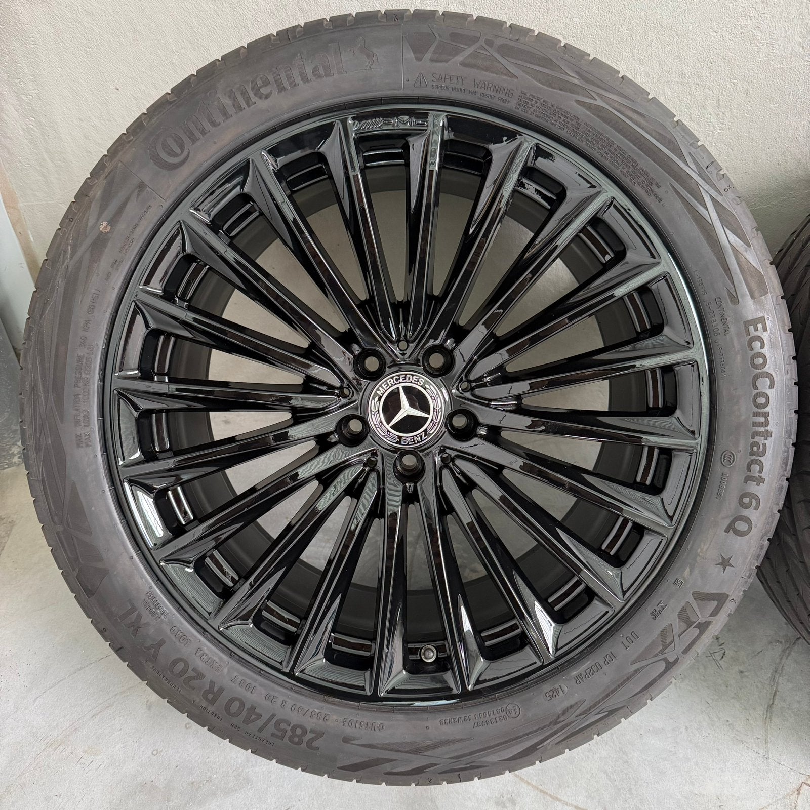 20 inch Mercedes AMG GLC W254 C254 velgen met zomerbanden, Gebruikt, 255 mm, Banden en Velgen, Ophalen of Verzenden