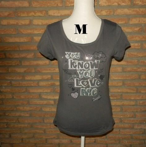 (30)- tee shirt femme t.38 gris - cache cache -, Kleding | Dames, T-shirts, Maat 38/40 (M), Ophalen of Verzenden, Zo goed als nieuw