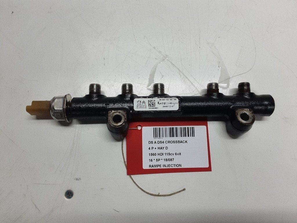RAMPE D'INJECTION Citroën DS4 (NX) (980477678000), Citroën, Mevr. I. Hauben, Utilisé, Rue de l'Espoir 34 34
4030  GRIVEGNÉE, BE