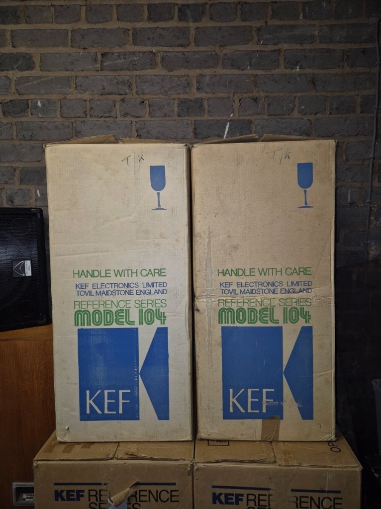 KEF reference series model 104 loudspeakers, Audio, Tv en Foto, Luidsprekerboxen, Basreflex, Ophalen of Verzenden, Zo goed als nieuw