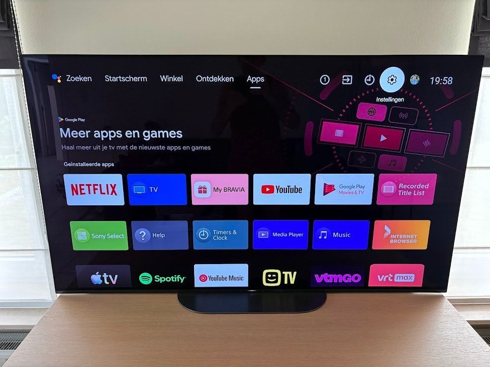 Sony Bravia KD-55AG9 (4K Ultra HD Smart TV OLED), TV, Hi-fi & Vidéo, Télévisions, OLED, Comme neuf, 100 cm ou plus, Sony