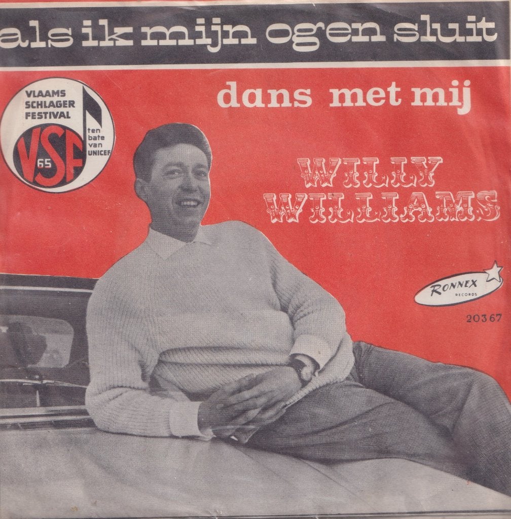 Willy Williams – Als ik mijn ogen sluit / Dans met mij, Enlèvement ou Envoi, Utilisé, 7 inch, En néerlandais