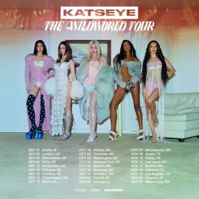 Katseye 4 tickets morgen, Trois personnes ou plus, Septembre