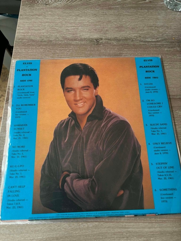 Elvis bootleg lp, Plantation rock van Audifon label. 20 euro, LP, Ophalen of Verzenden, Zo goed als nieuw, Rock-'n-roll