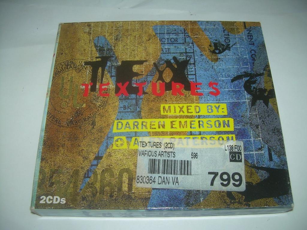 2 CD BOX - TEXTURES - Darren Emerson + Alex Paterson, Ophalen of Verzenden, Zo goed als nieuw, Techno of Trance, Boxset