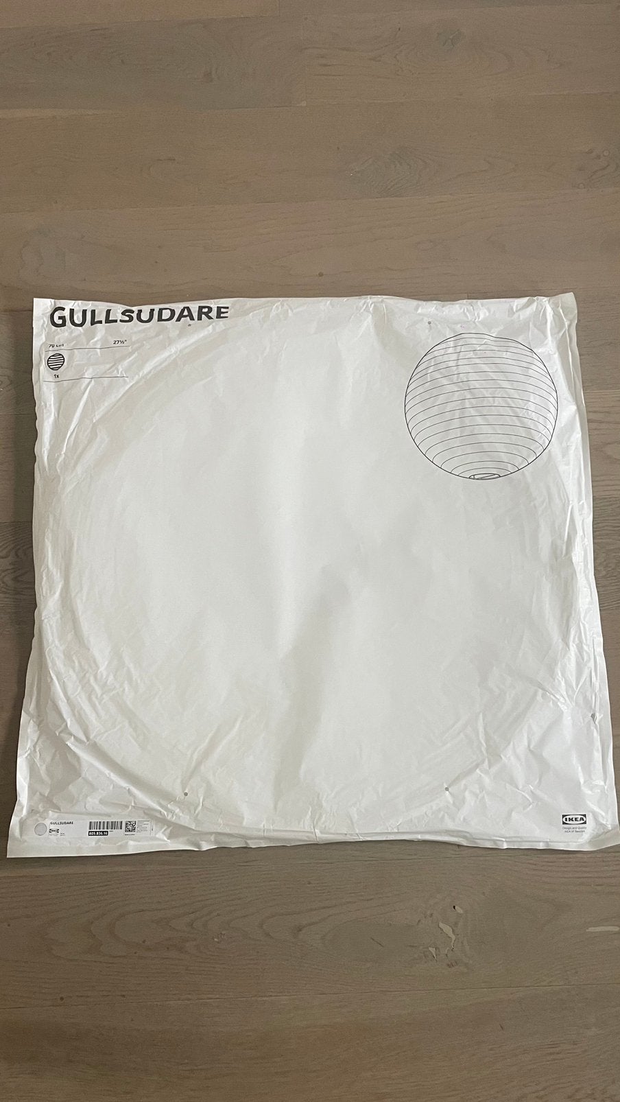 Hanglamp ikea gullsudare 70 cm, Ophalen, Nieuw