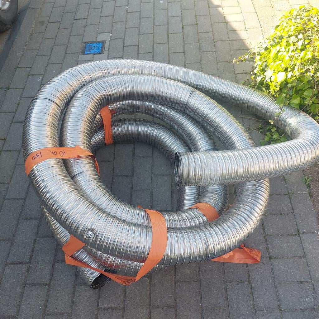 Inox schouwbuis tubage 130mm, Ophalen, Inox