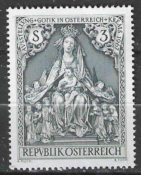 Autriche 1967 - Yvert 1072 - Art gothique à Krems (PF), Envoi, Non oblitéré