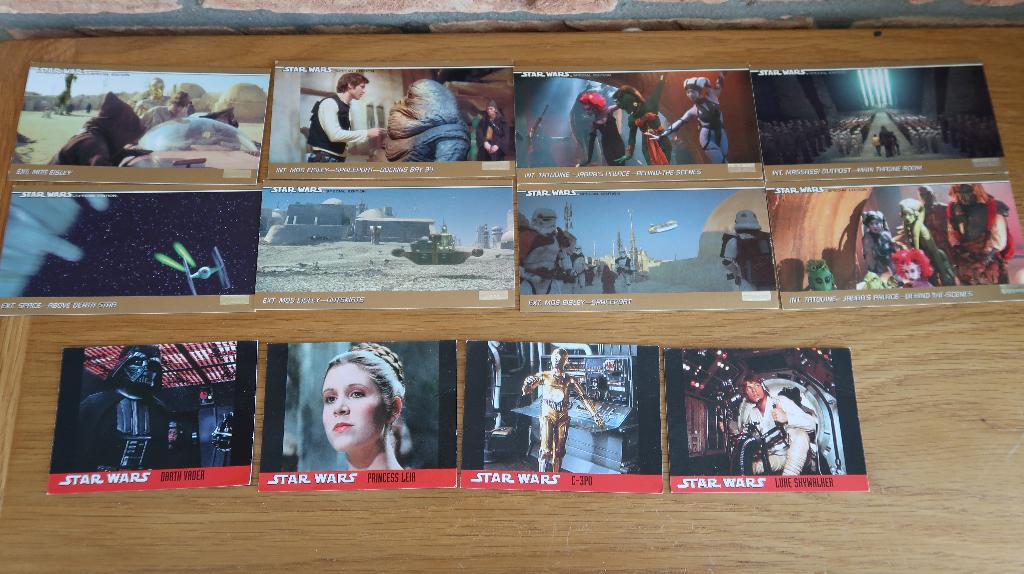 Star wars kaarten 1995 en 1997, Verzamelen, Ophalen of Verzenden, Gebruikt