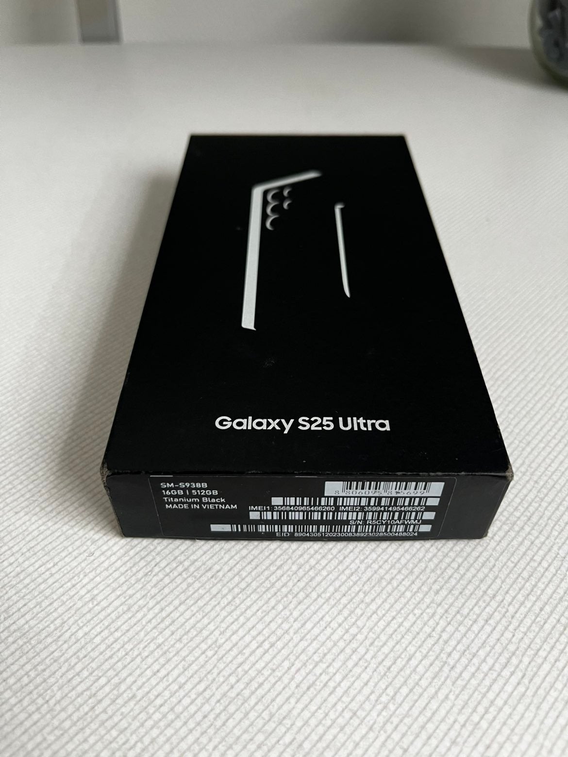 Samsung Galaxy S25 Ultra/Titanium zwart/512GB, Telecommunicatie, Mobiele telefoons | Samsung, Ophalen of Verzenden