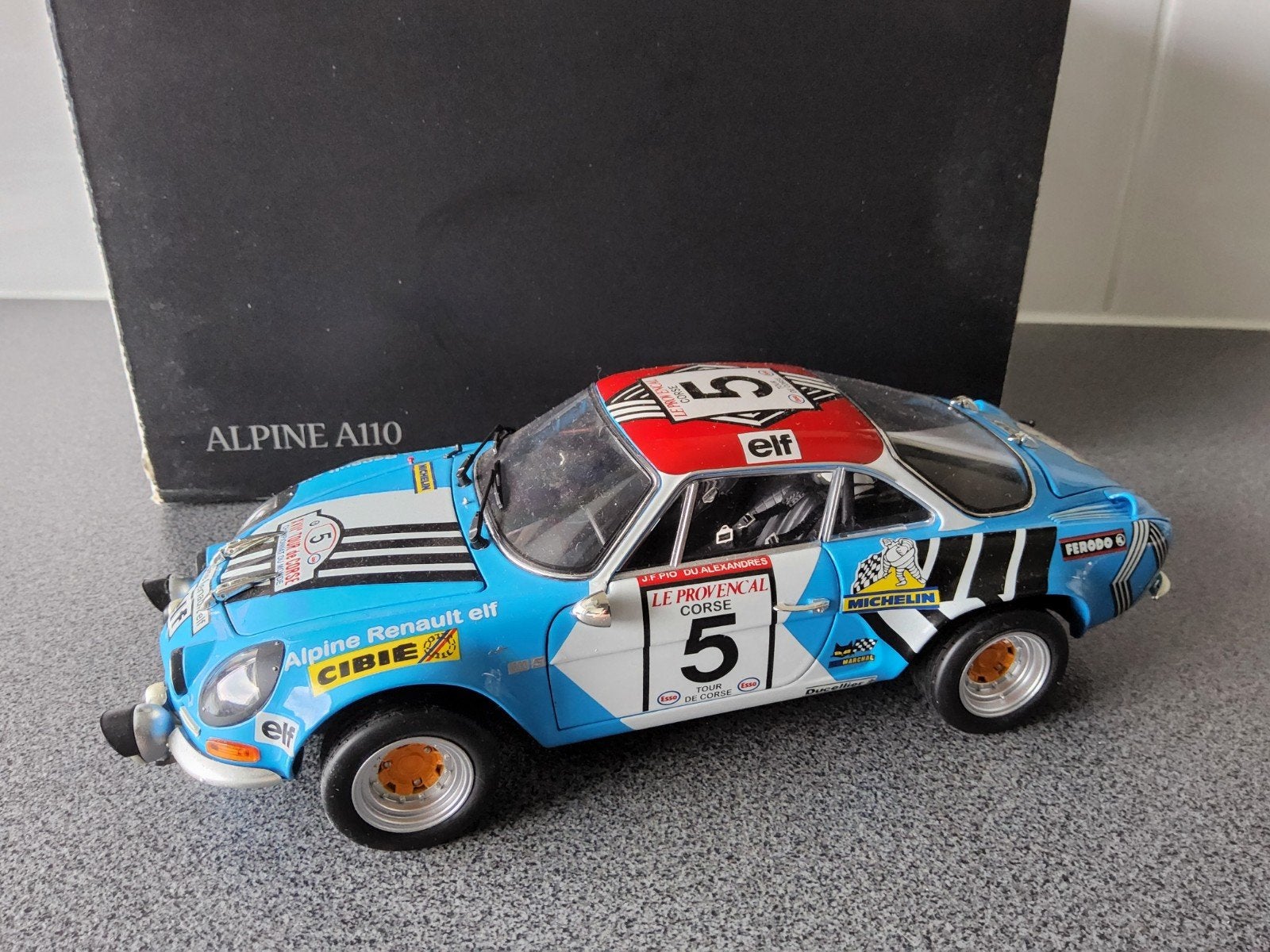 Alpine Renault A110 Kyosho., Ophalen of Verzenden, Kyosho