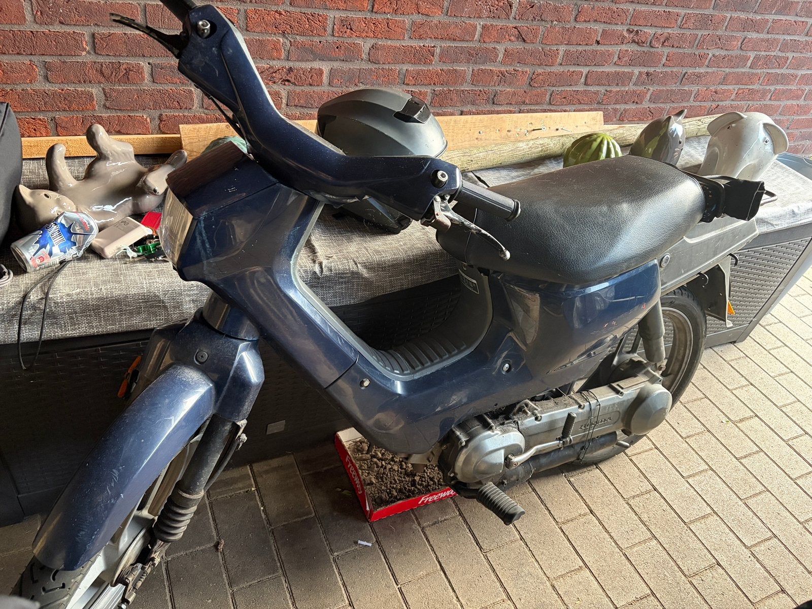 Honda Wallaroo - bouwjaar 2000- voor opmaak, Vélos & Vélomoteurs, Cyclomoteurs | Honda, Autres modèles, 0 vitesses, 49 cm³, Enlèvement