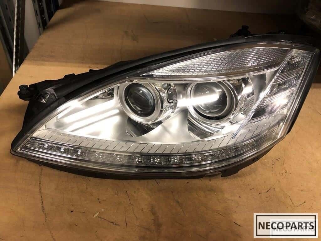 S klasse w221 facelift xenon led koplamp links origineel, Gebruikt, -, Ophalen of Verzenden, -