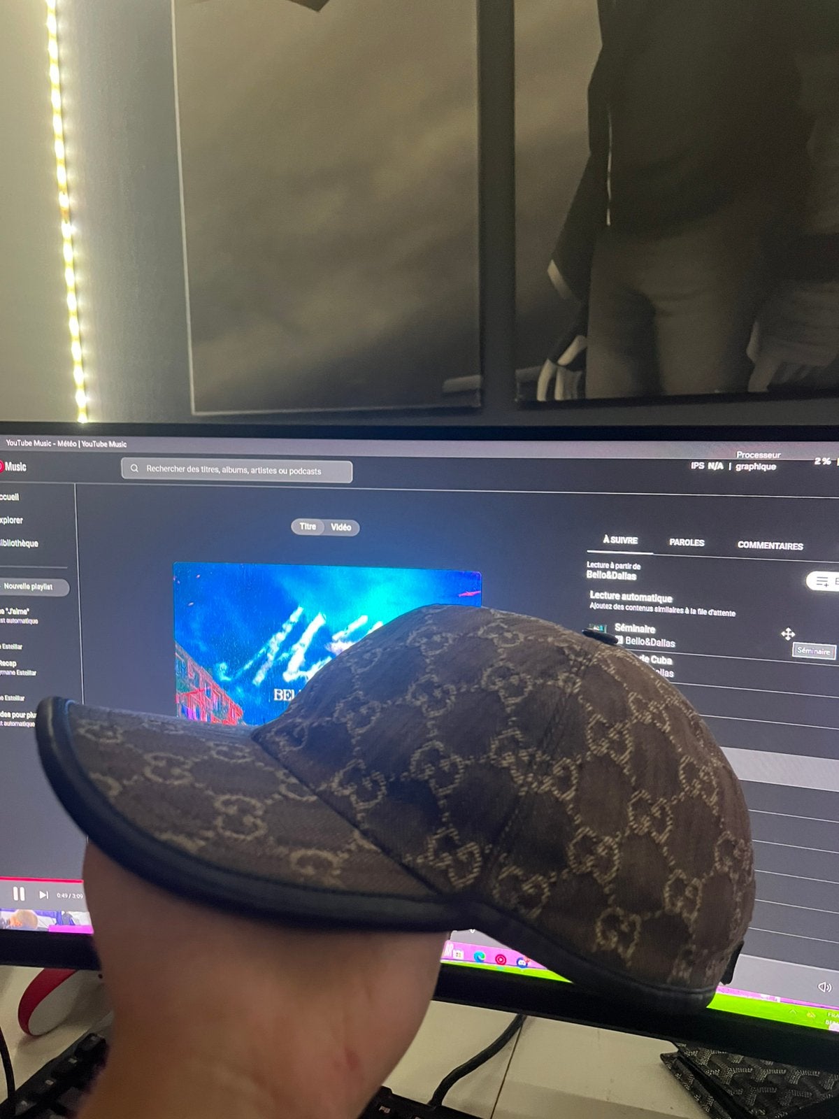 Casquette Gucci L59, Enlèvement, Comme neuf, Casquette