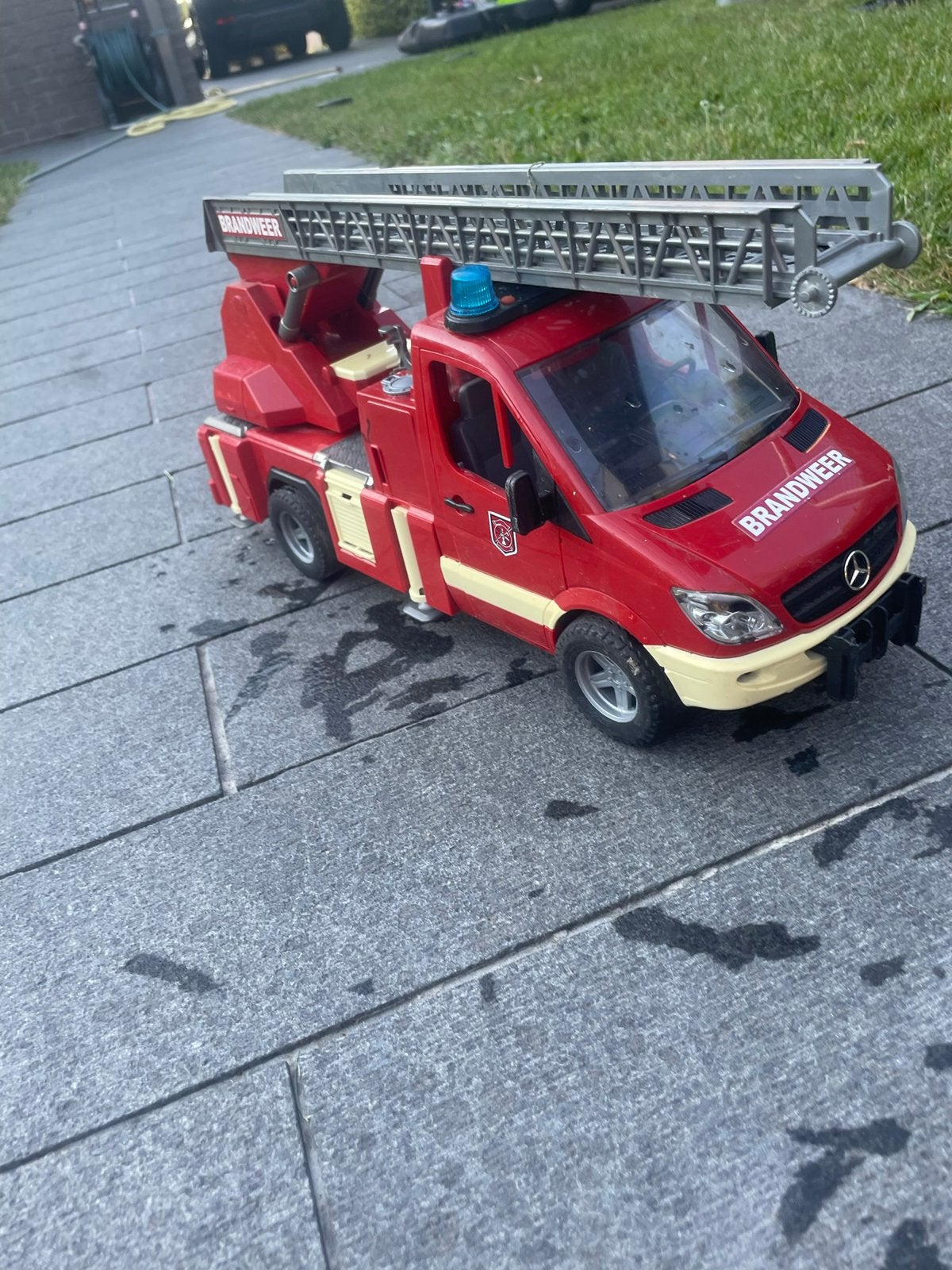 Bruder brandweerwagen, Ophalen of Verzenden, Gebruikt