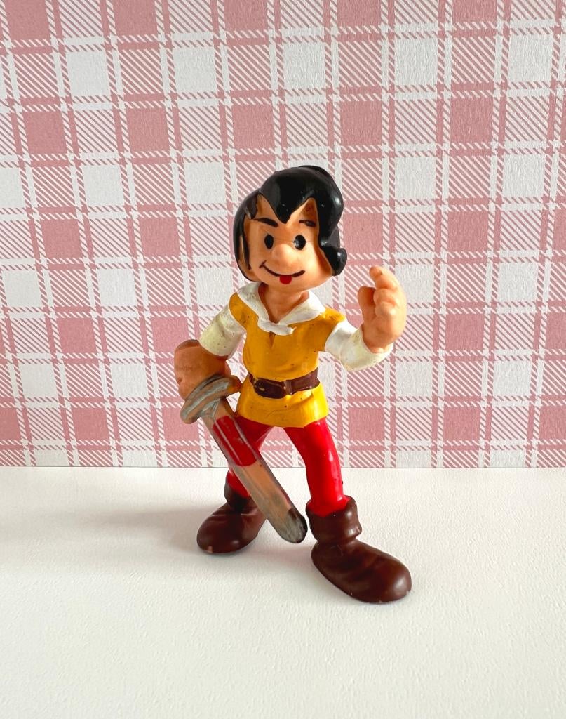 Figurine Johan (de la BD Johan et Pirlouit) - Schleich 1978, Gebruikt, Beeldje of Figuurtje, Aucun, Schleich