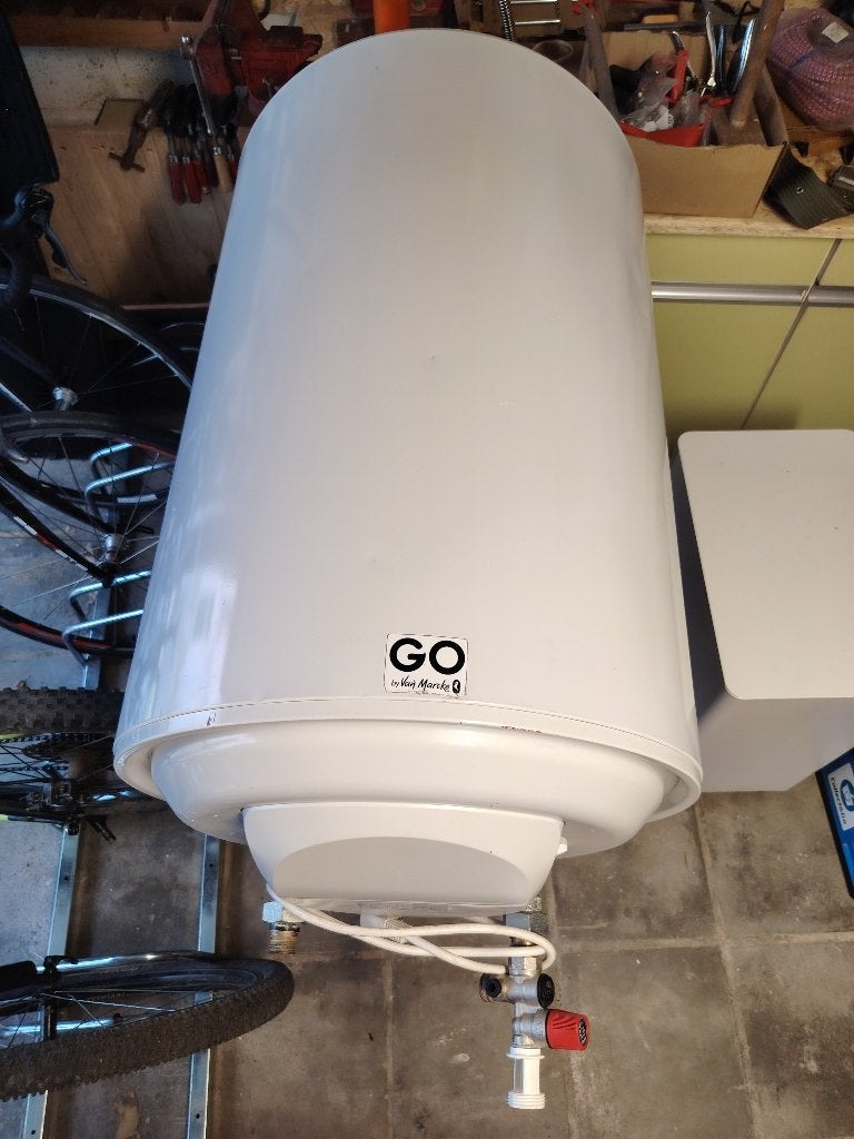 Chauffe-eau électrique / boiler Van Marcke GO – 100 L, Bricolage & Construction, 20 à 100 litres, Enlèvement, Utilisé, Boiler