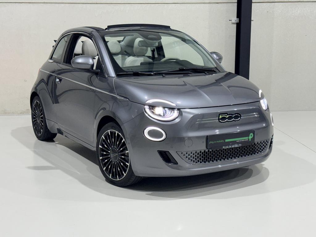 Fiat 500E Cabrio LA PRIMA 118PK (42kWh), Auto's, Fiat, 4 zetels, 87 kW, Cabriolet, 0 kg