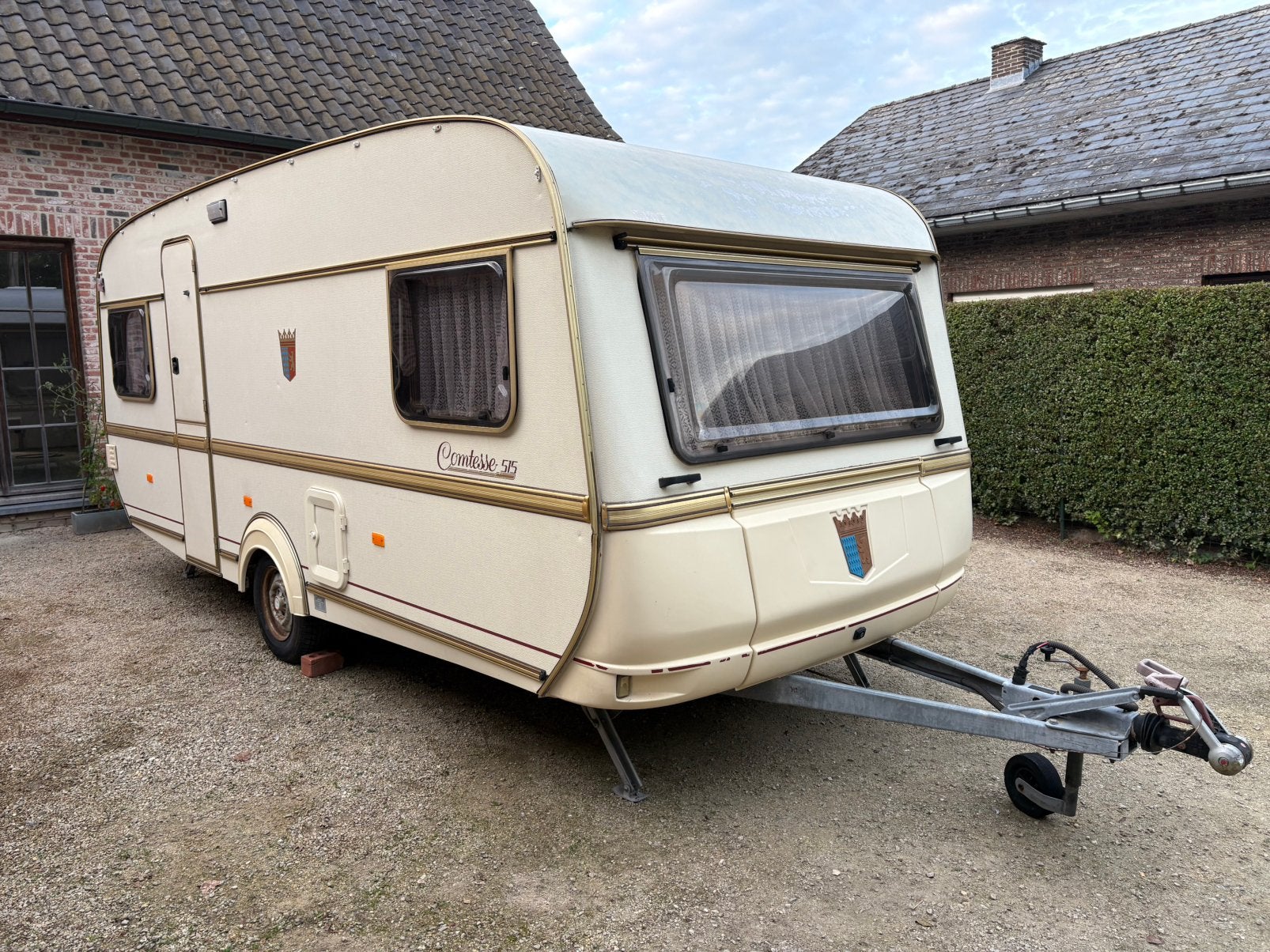 Comtesse 515 bj 1996 met een Goldcamp admiral 275, Caravans en Kamperen, Rondzit, Tabbert, Ringverwarming, 750 - 1000 kg