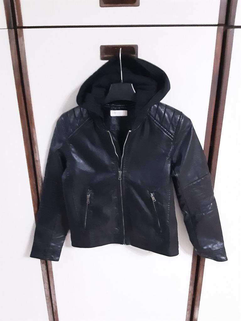 Veste effet cuir pour fille Taille 152, Enfants & Bébés, Enlèvement ou Envoi, Fille, Manteau
