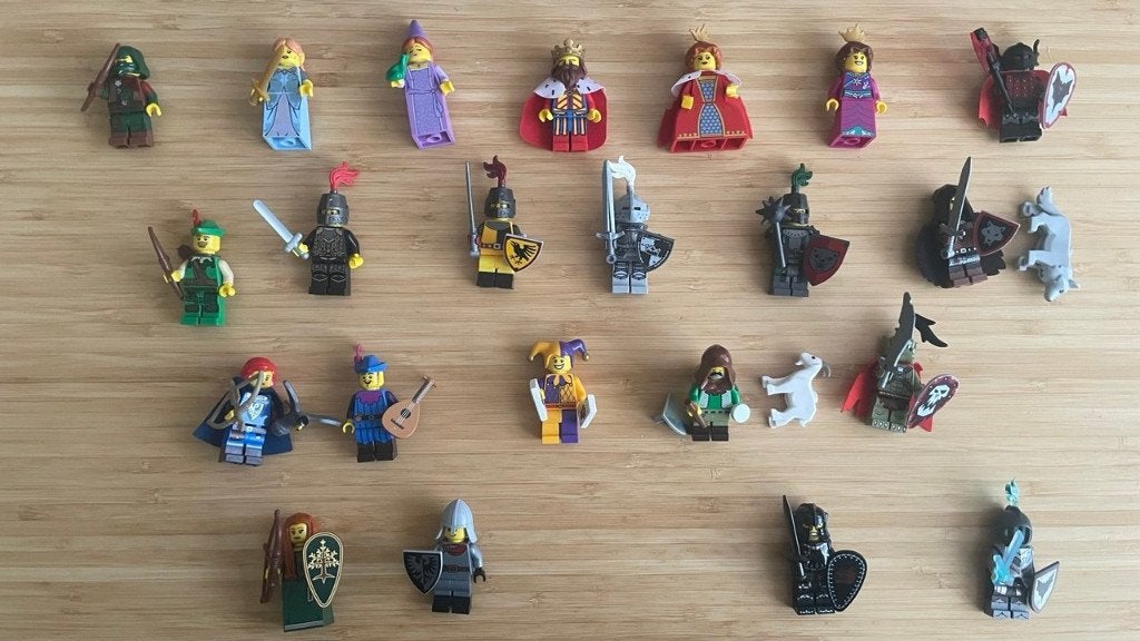 LEGO Castle Poppetjes, Inclusief minifiguren, Verzenden, Lego, Zo goed als nieuw