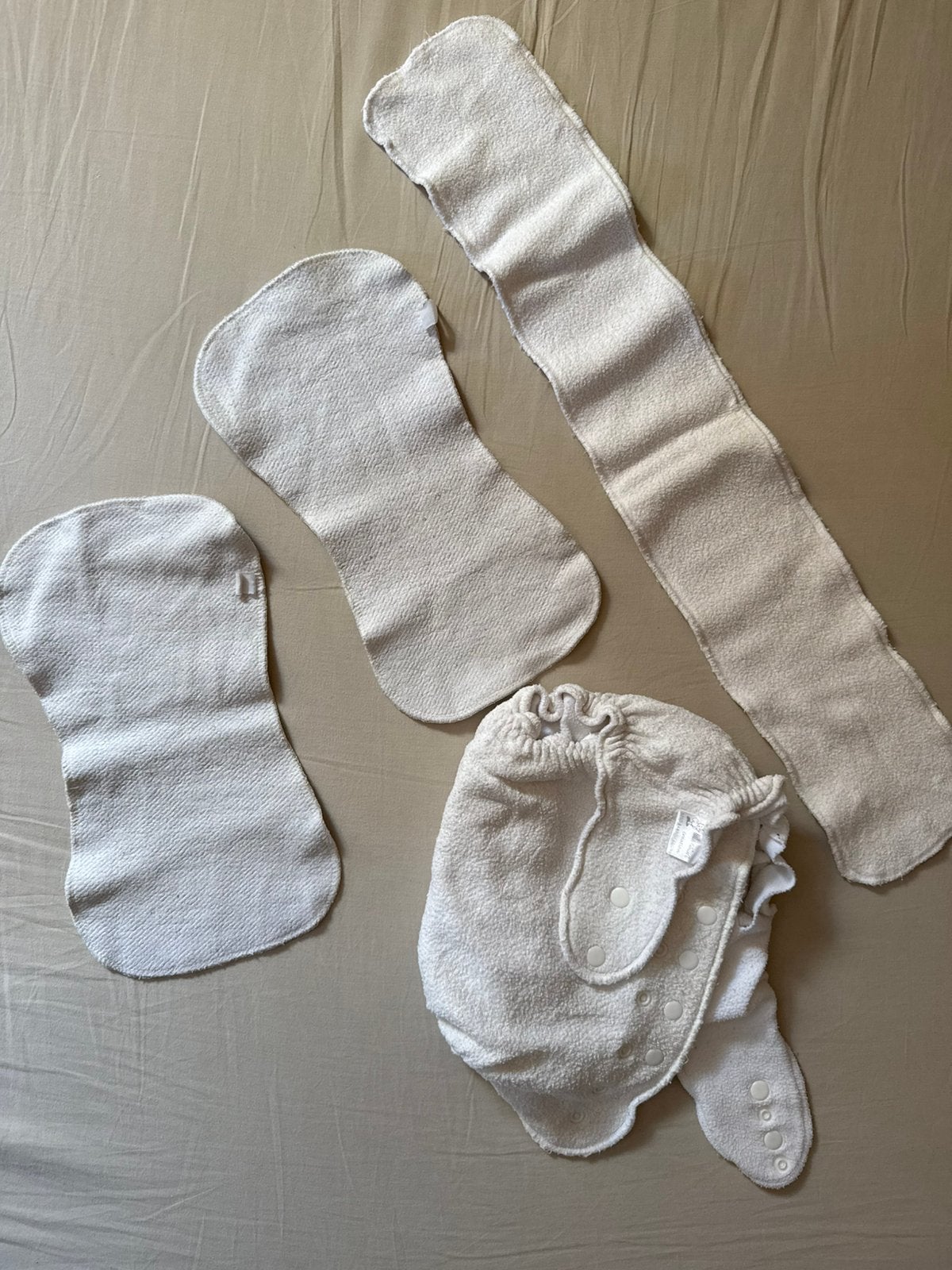 Wasbare luier Lulu Nature + boosters, Ophalen of Verzenden, Zo goed als nieuw