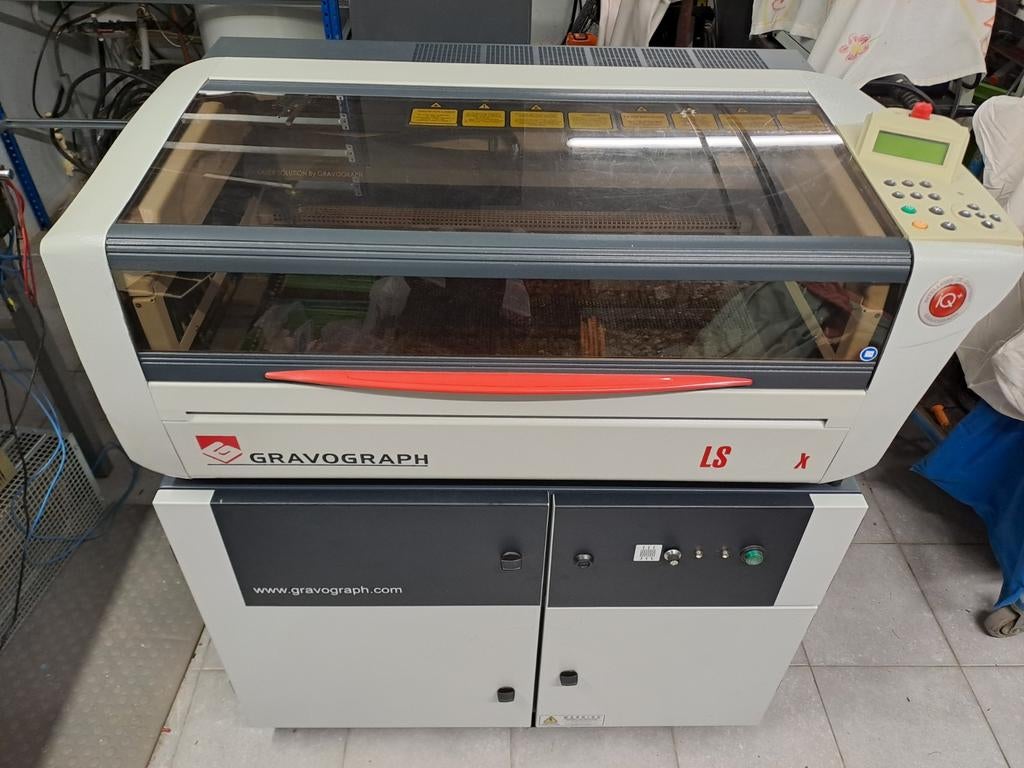 Laser Gravograph LS100EX 40W, Enlèvement