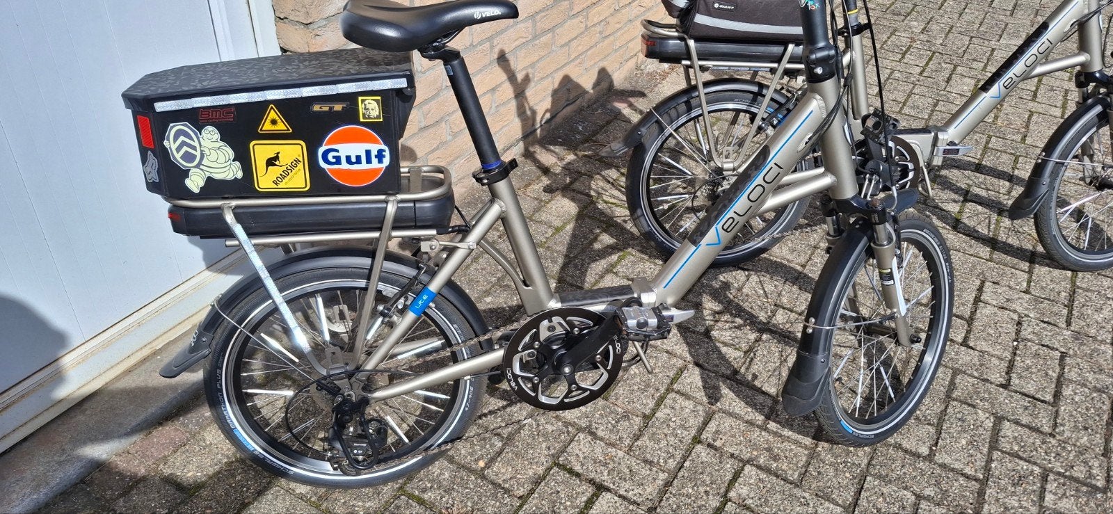 twee elektrische mini fietsers  Veloci, Ophalen, Zo goed als nieuw, Overige merken