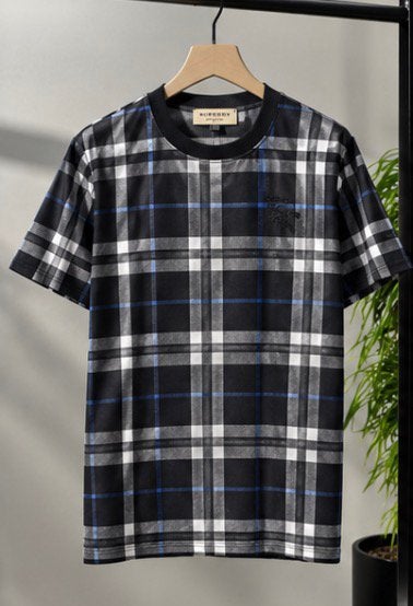 Ensemble Burberry bleu & blanc à carreaux  élégant, Enlèvement ou Envoi, Comme neuf, Bleu