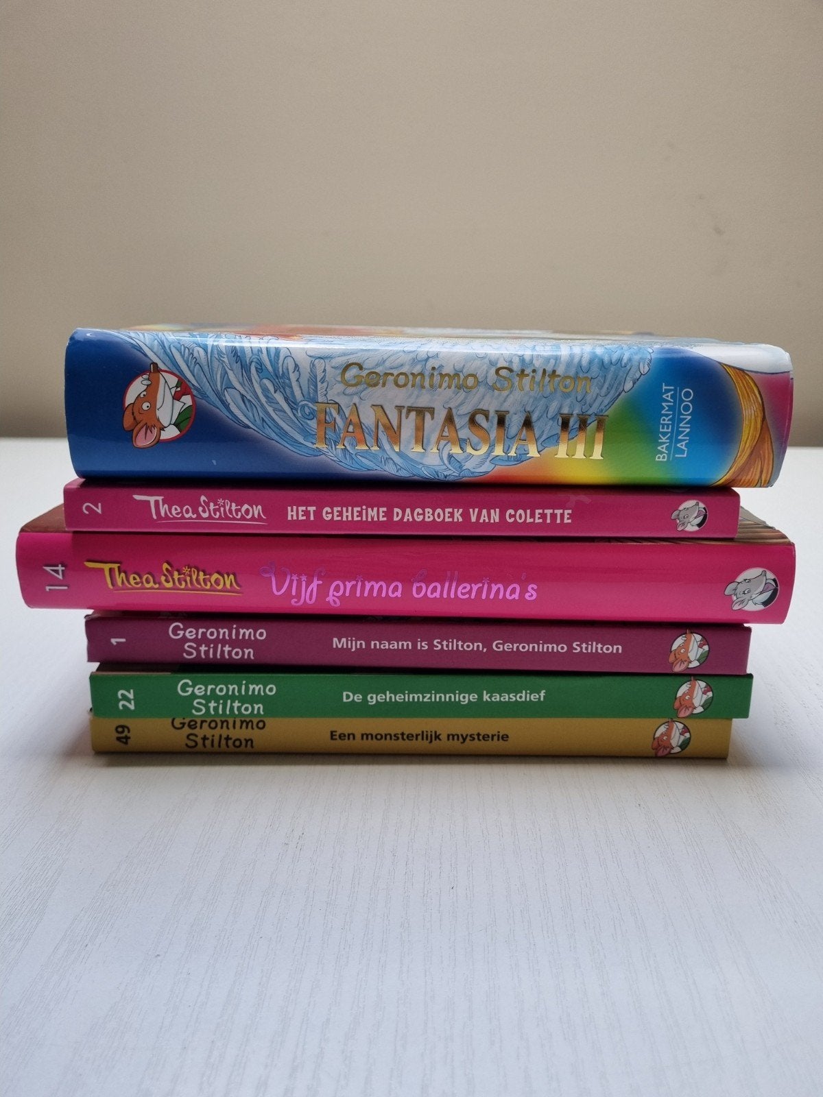 Leuke set Geronimo Stilton & Thea Stilton boeken, Enlèvement ou Envoi