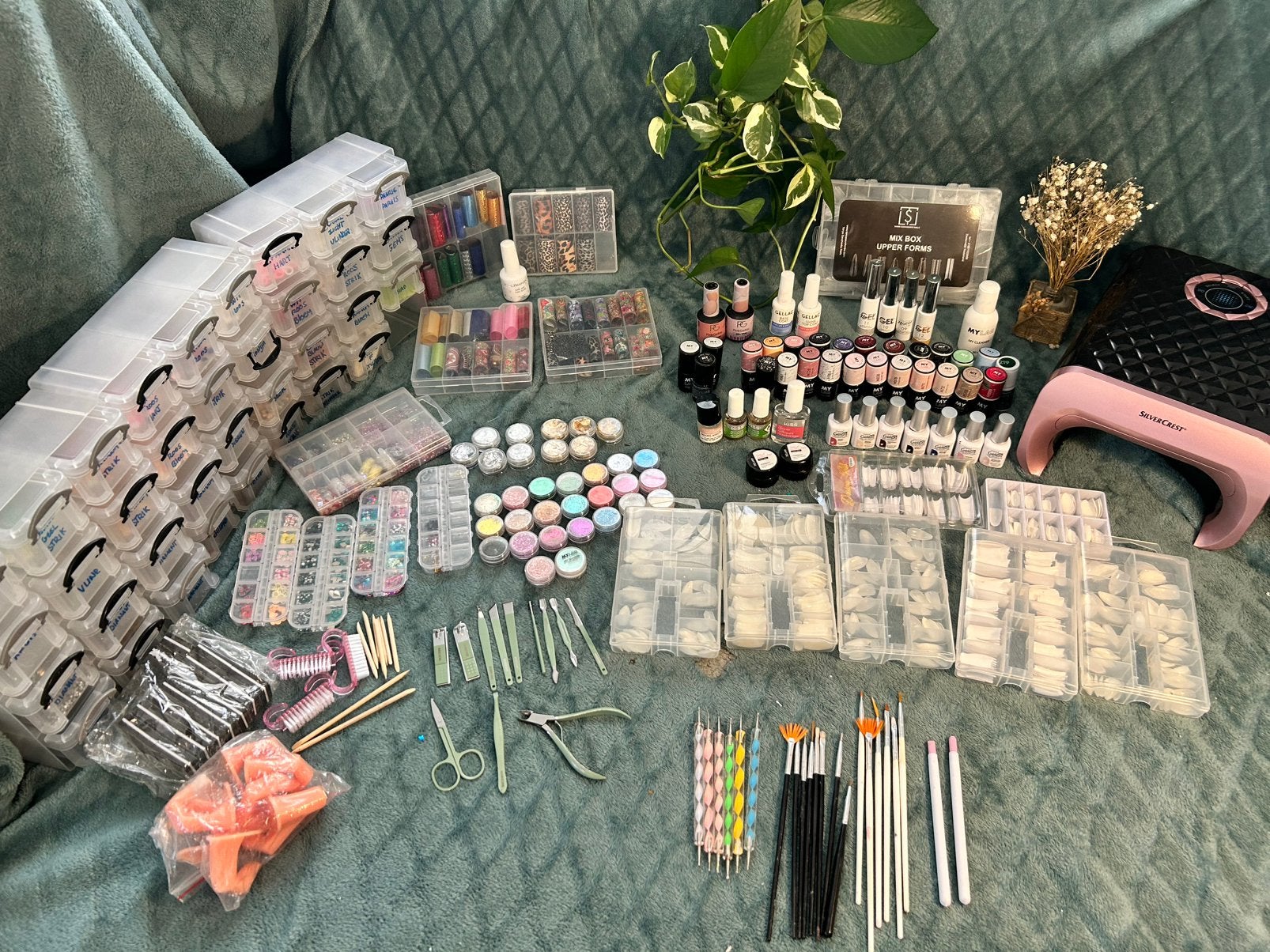 Grote lot gelnagel kit, Ophalen, Zo goed als nieuw