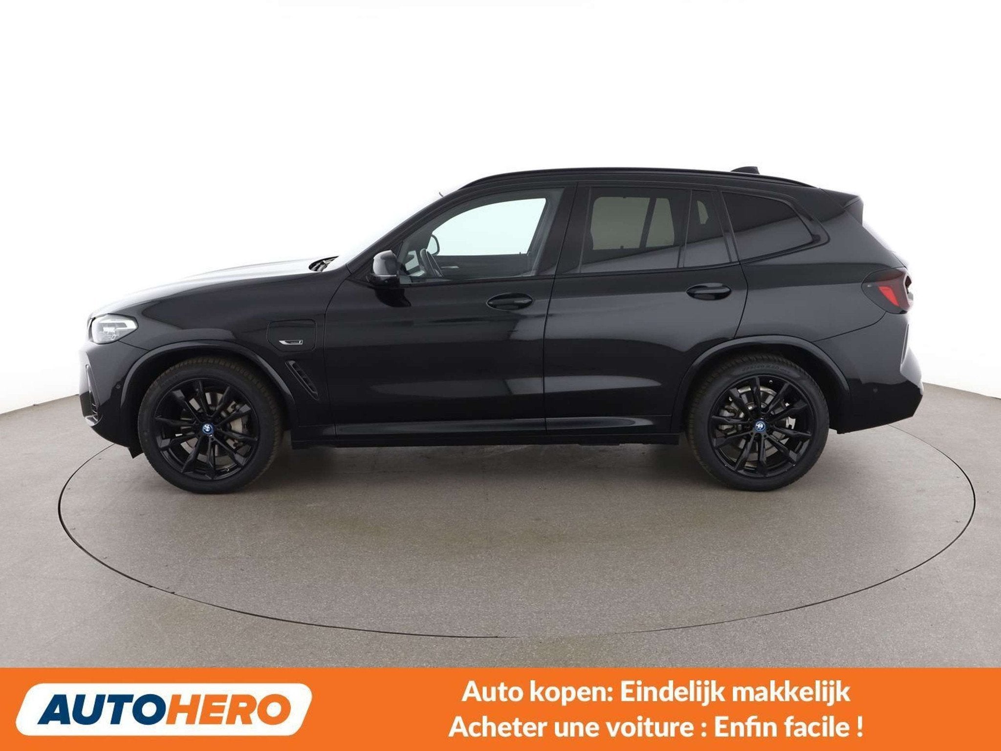 BMW X3 xDrive 30e M Sport (bj 2022, automaat), Auto's, Automaat, Zwart, Leder, Elektrisch