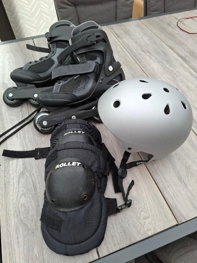 Te koop: Inline skates jongens/heren, Rollers 4 roues en ligne, Comme neuf, Enlèvement, Hommes