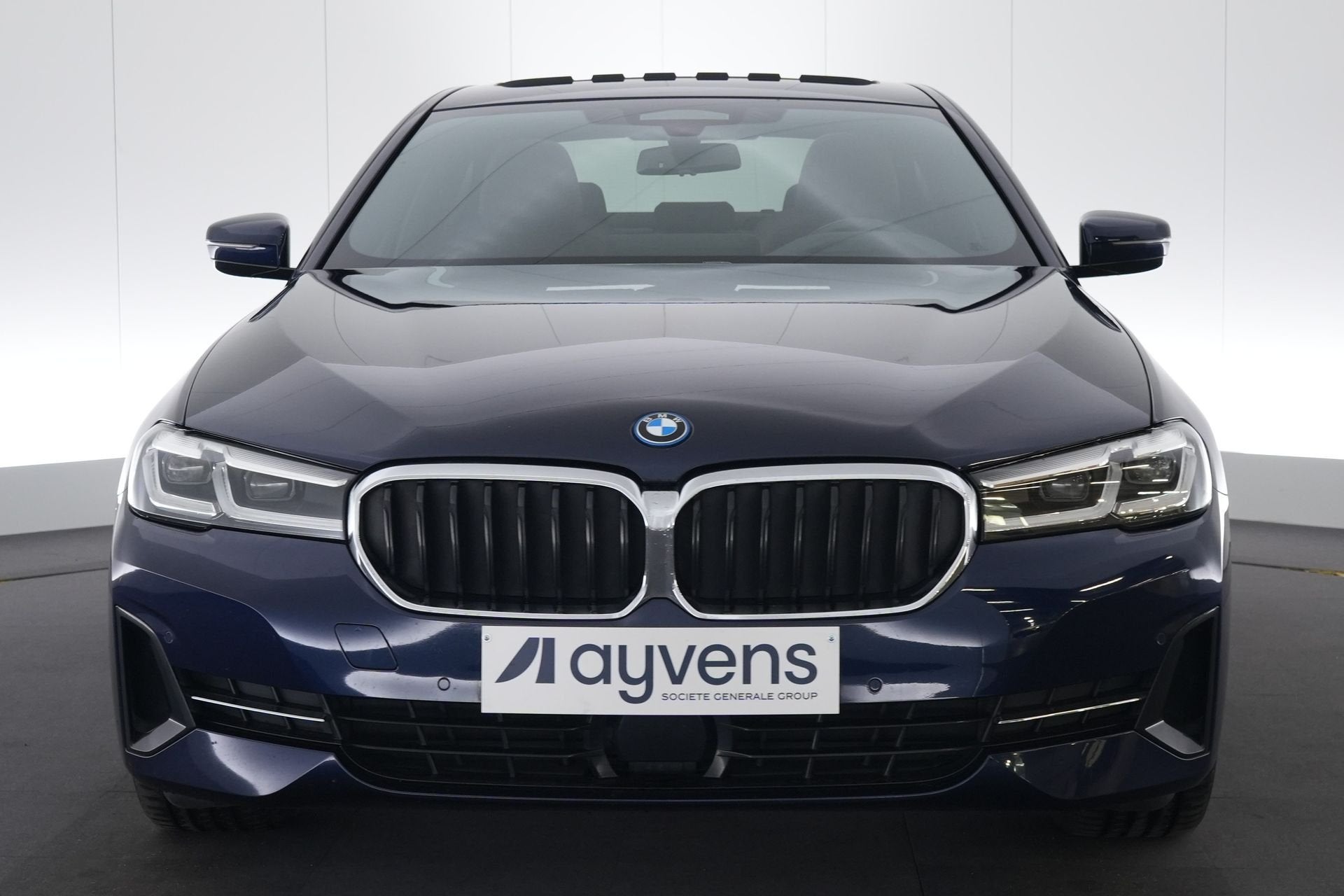 (2CHR886) BMW 5 SERIES BERLINE, Automaat, Gebruikt, Blauw, Leder en Stof