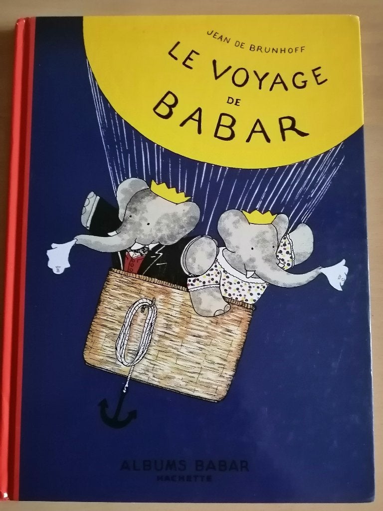 Le voyage de Babar de Jean de Brunhoff, Ophalen of Verzenden