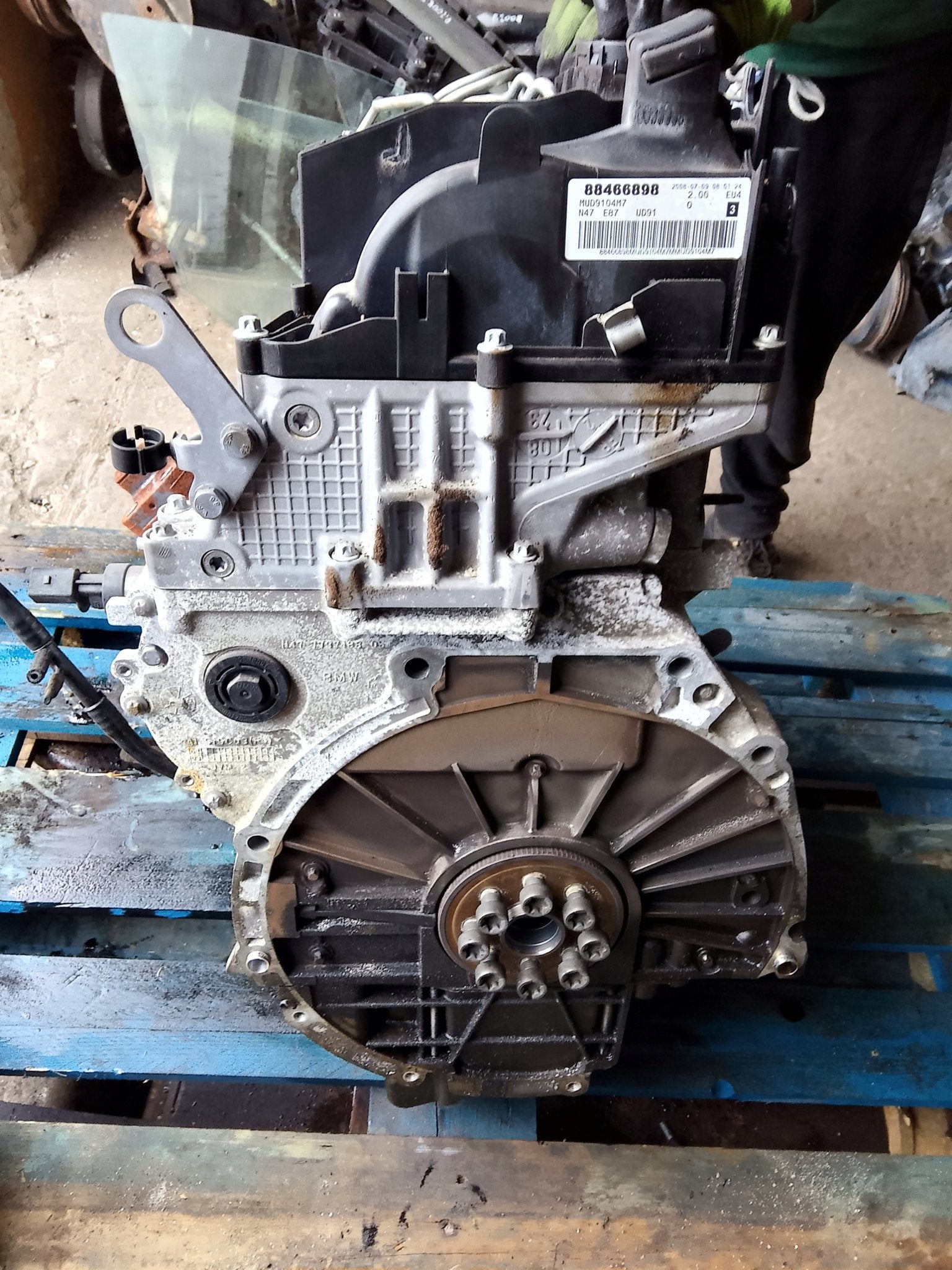 Moteur N47D20A Complet X3 E61 E90 BMW E60 E92, Envoi, Utilisé, Skoda