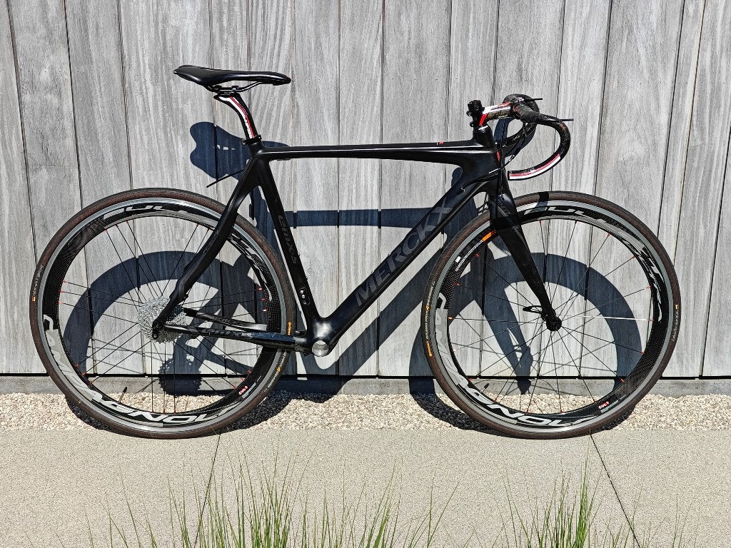 Set de cadres Eddy Merckx EMX-5 - Black Edition, Vélos & Vélomoteurs, Frein sur jante, Enlèvement, 28 pouces, 53 à 57 cm