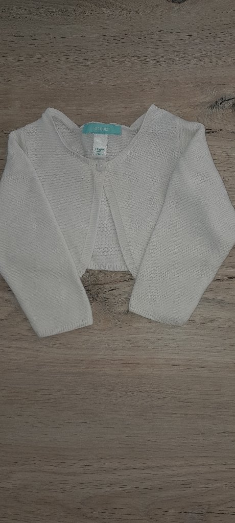 Korte gilet meisje maat 74, Kinderen en Baby's, Gebruikt, Okaïdi, Ophalen of Verzenden, Truitje of Vestje